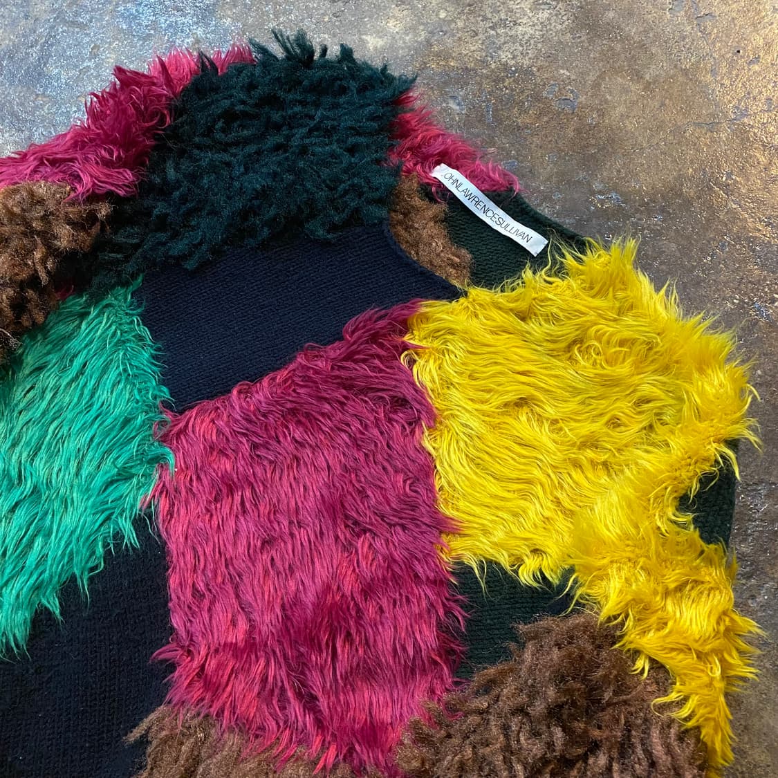 존로렌스설리번 패치워크 니트 상품이미지2