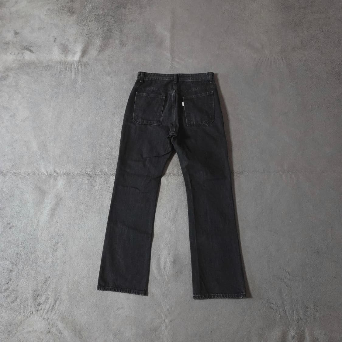 유스 흑청 블랙 데님 팬츠 30-31인치 상품이미지5