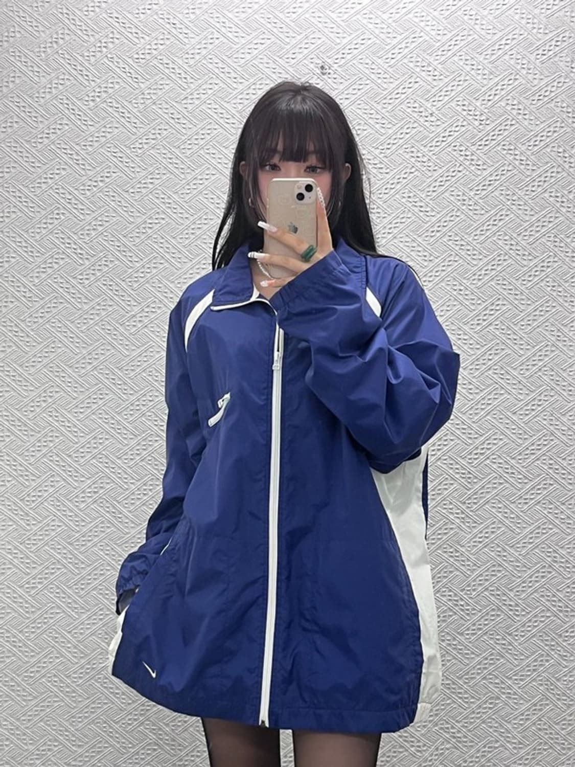 나이키 올드스쿨 빈티지 레트로 오버핏 바람막이 자켓 XL C10740 상품이미지1