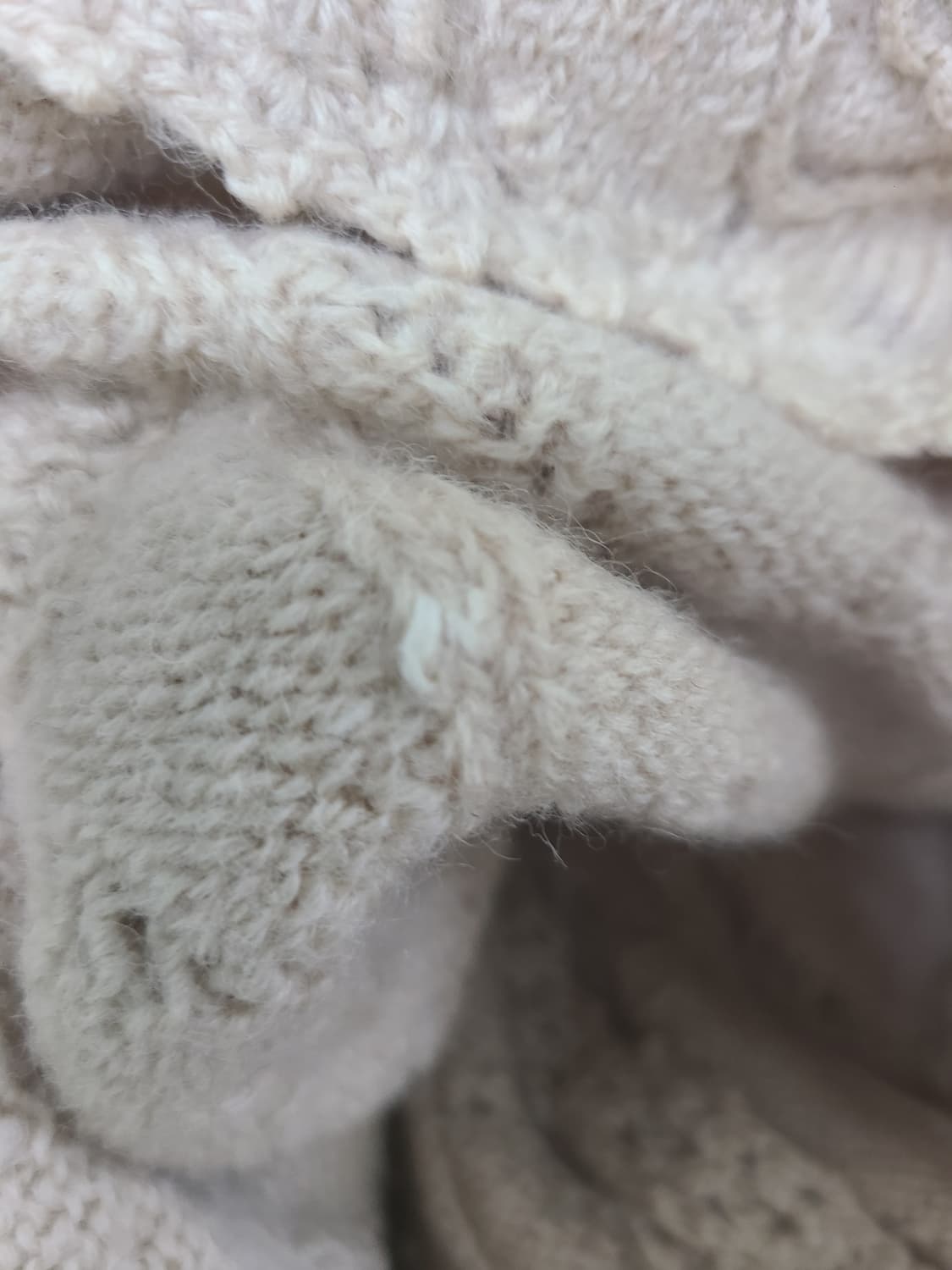 베이지 니트 가디건 상품이미지5