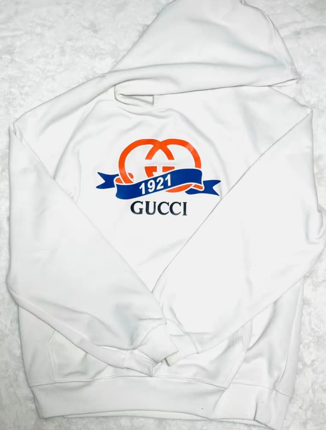 [정품X 스타일제품] 구찌 화이트 후드티 상품이미지1