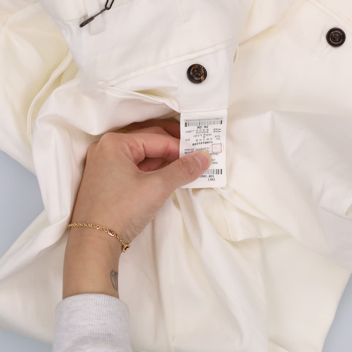 82 새상품 빈폴 코튼 팬츠 0320H1 상품이미지6