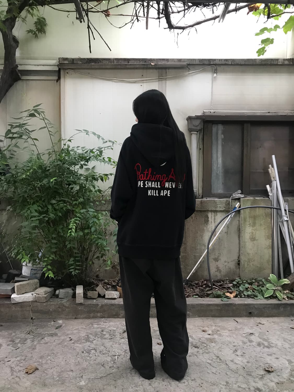 A BATHING APE 00s Champion Zip Hoodie 상품이미지3
