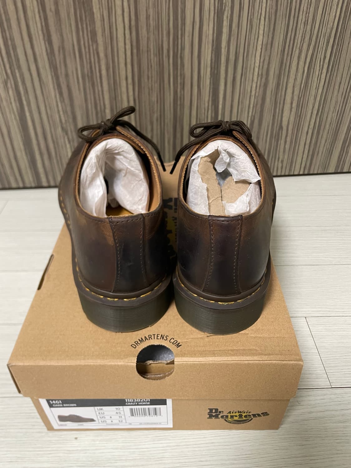 [290] 닥터마틴 1461 크레이지호스 빈티지브라운 상품이미지5