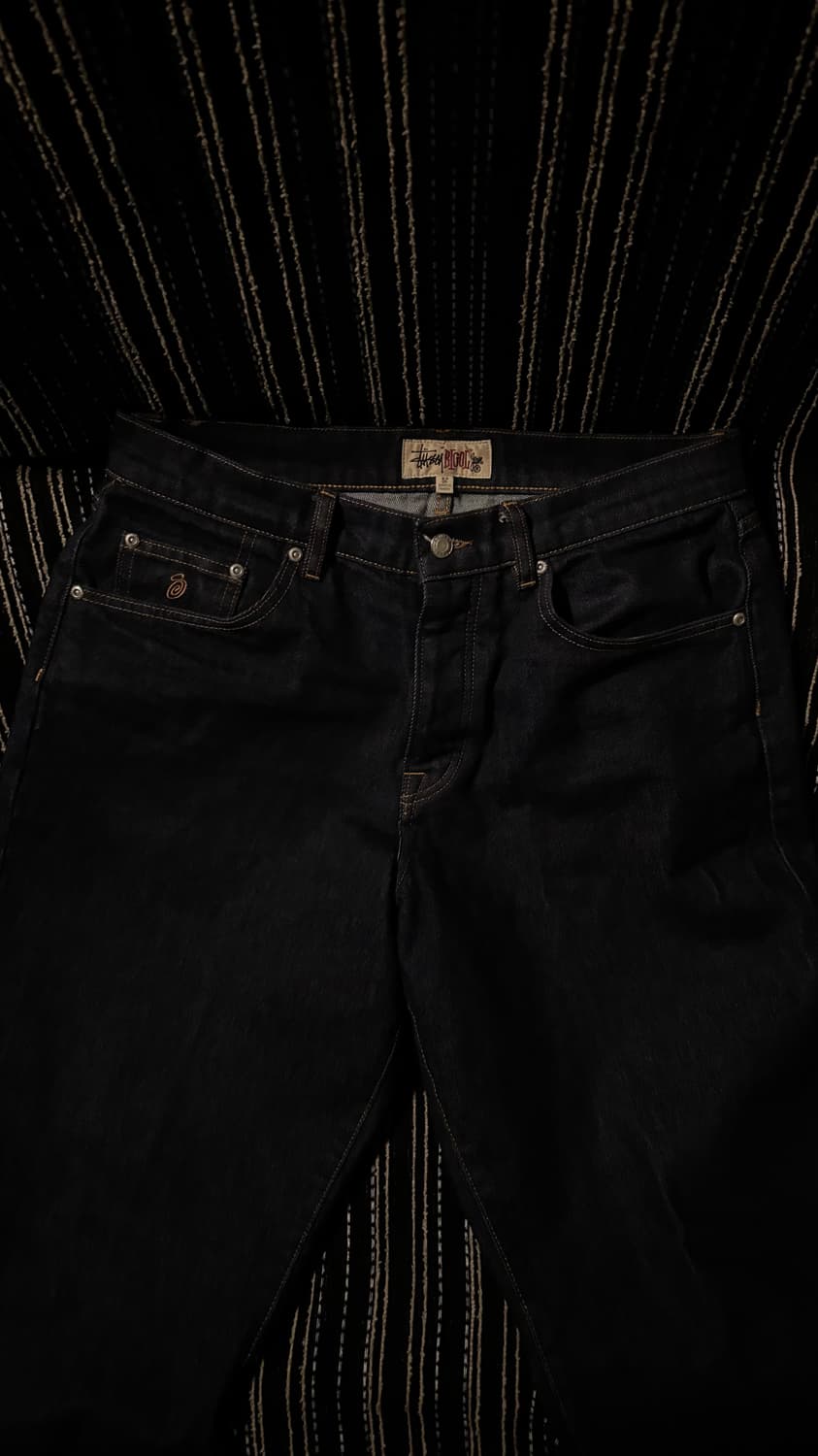 스투시 데님 빅 올 진 린스드 인디고 상품이미지2