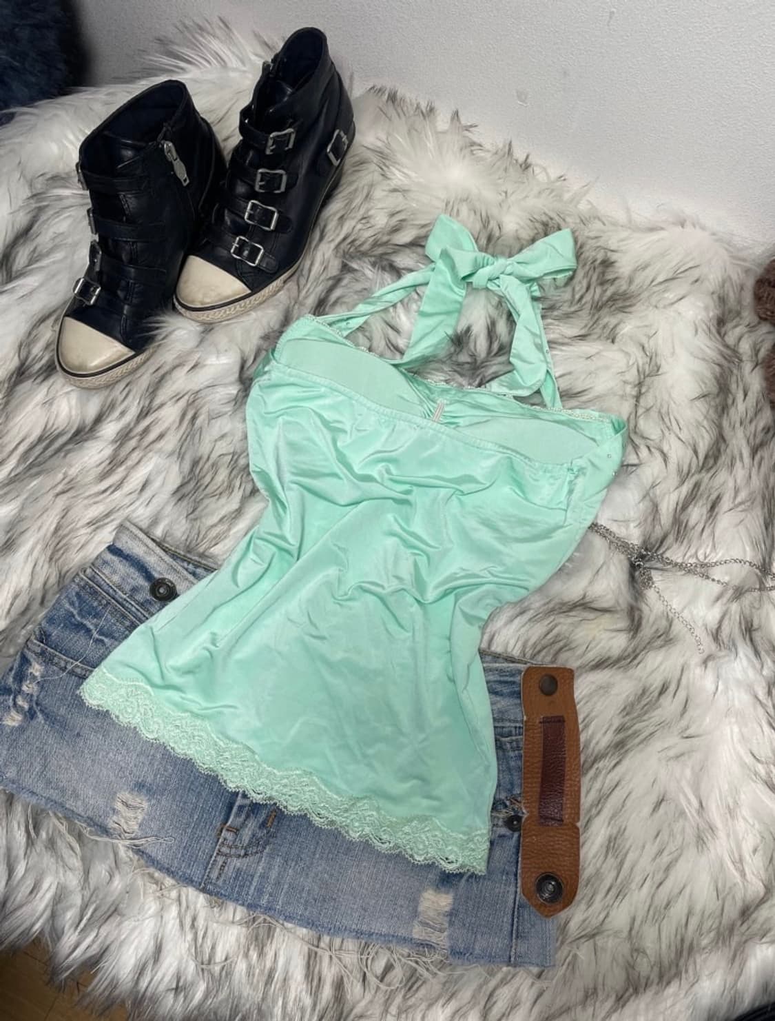 민트 홀터넥 상품이미지3