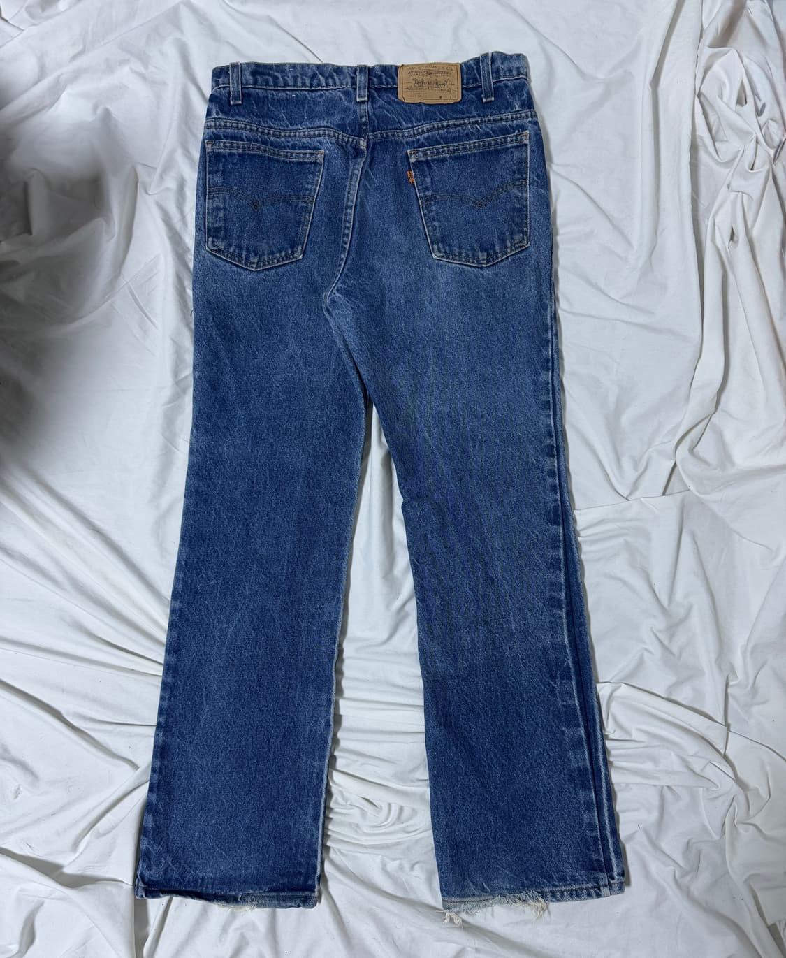 80s usa 리바이스 517 오렌지 탭 부츠컷 데님 팬츠 20517 상품이미지2