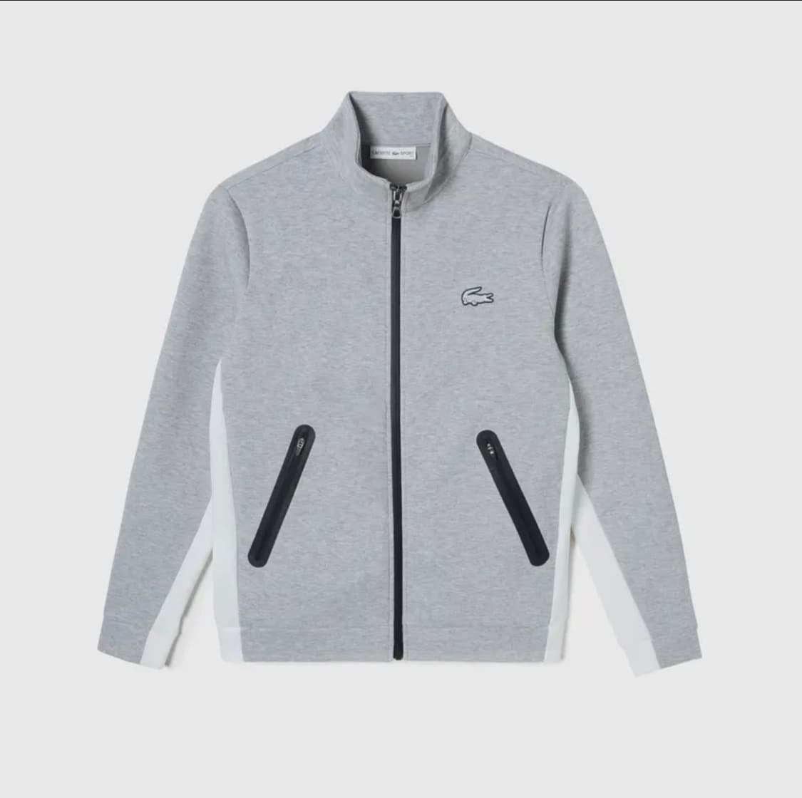 [S] Lacoste 라코스테 신형 우먼즈 그레이 집업 자켓 상품이미지4