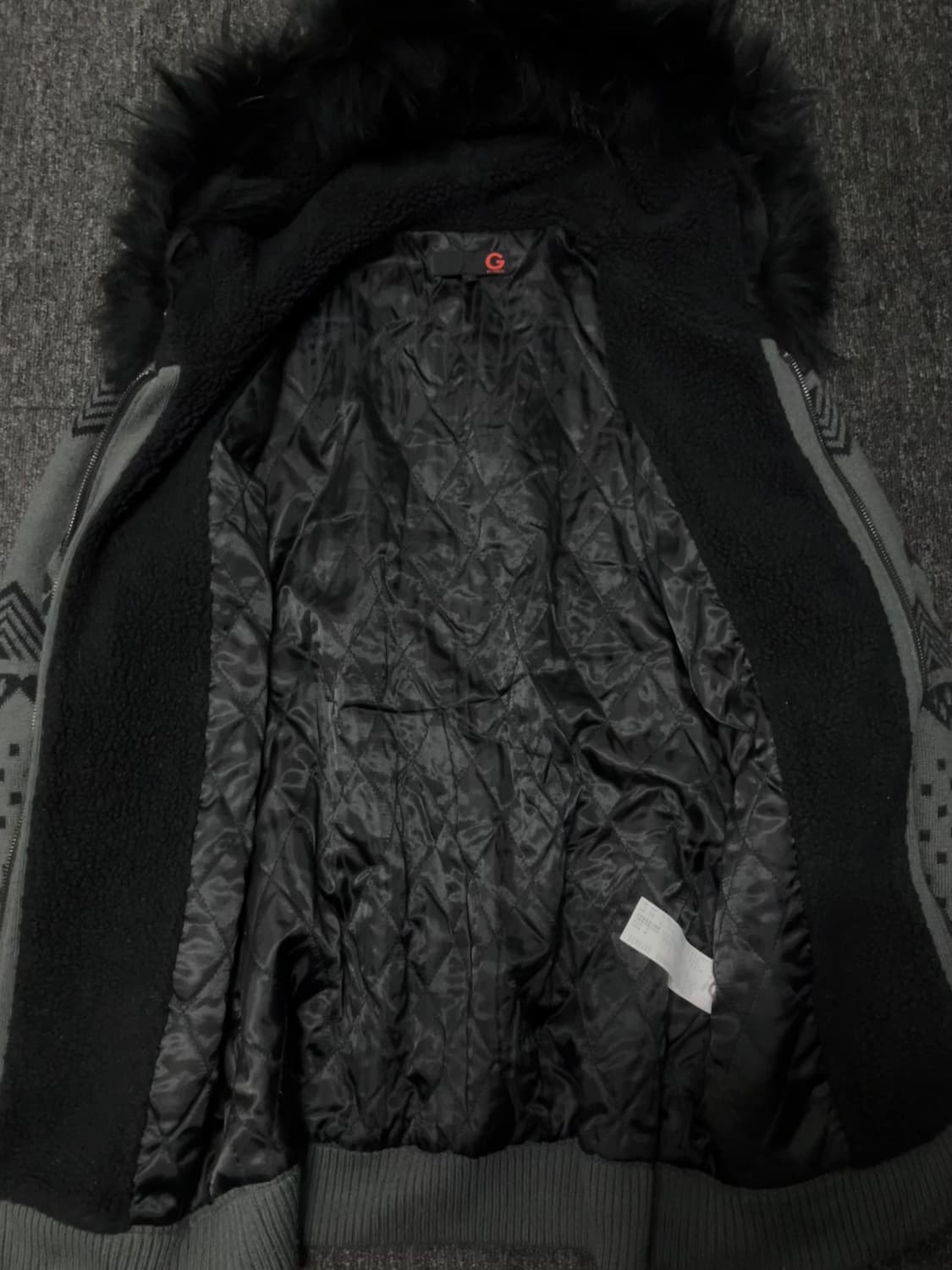 빈티지 스컬 니트 울프죠 상품이미지4