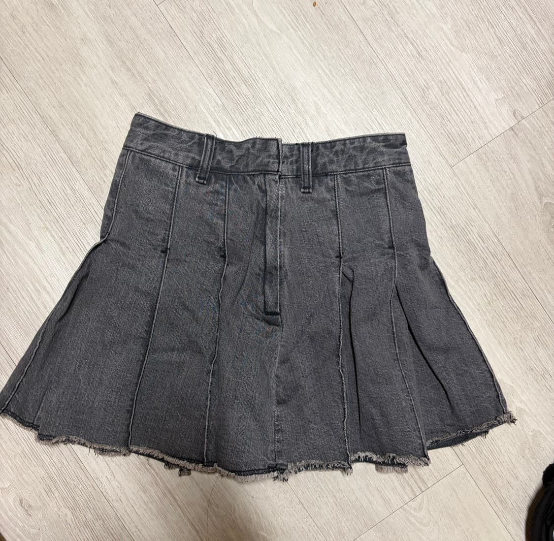 회색 그레이 스커트 미니스커트 빈티지 갸루 펑크 페어리 상품이미지1