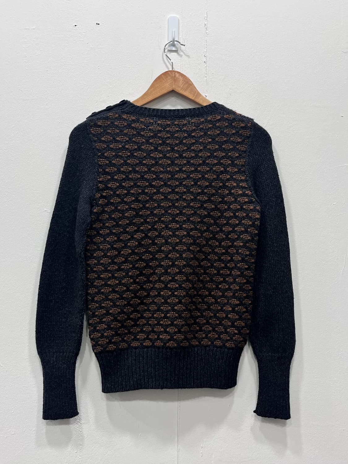 로로피아나 캐시미어 패턴 니트 38사이즈 상품이미지3