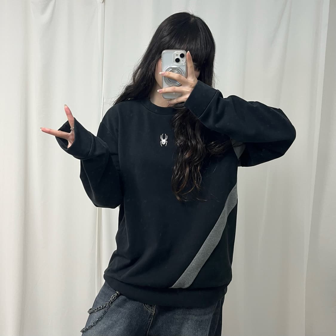 Spyder black sweatshirt  상품이미지2