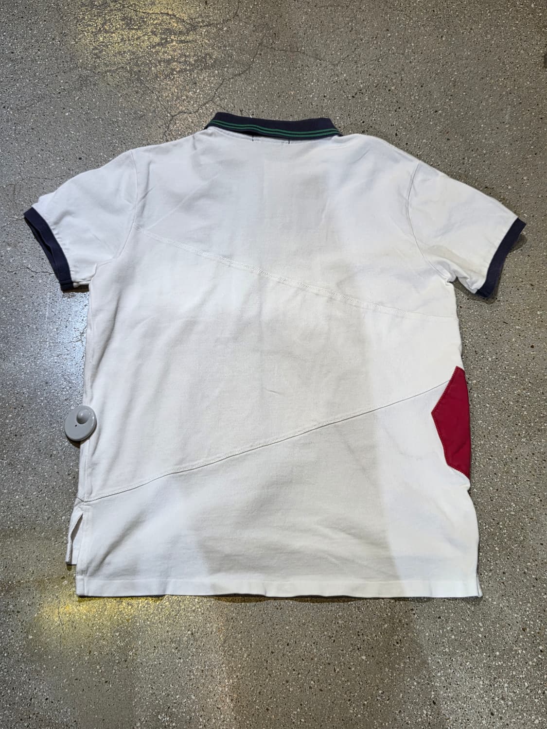 Polo 폴로 화이트 넘버5 반팔 카라티 상품이미지4