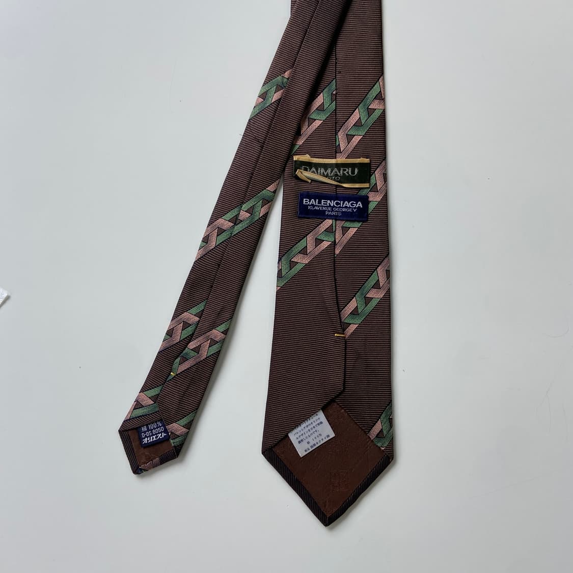 BALENCIAGA 발렌시아가 정품 명품 넥타이 7.8cm 상품이미지3