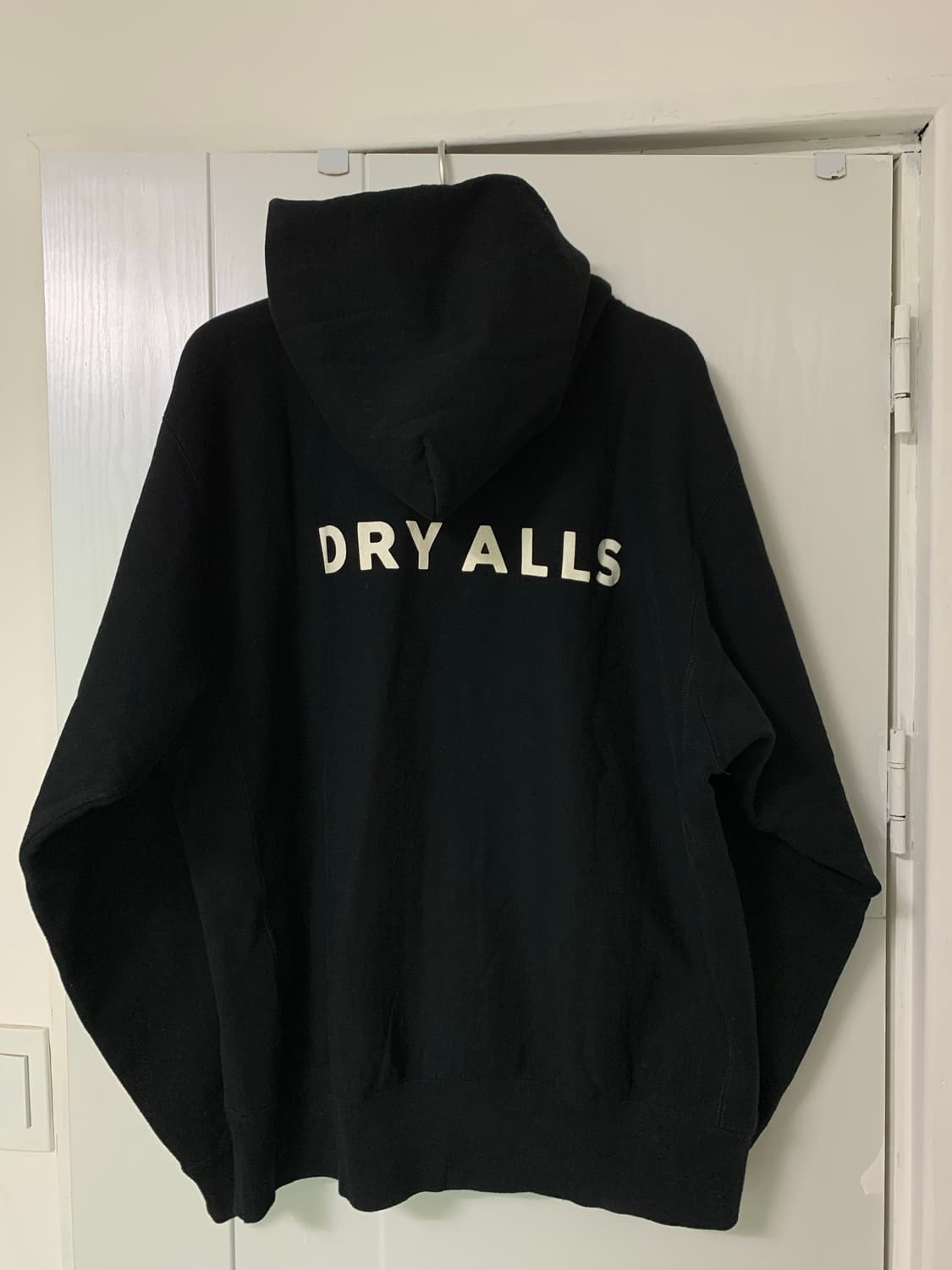 [XXL] 휴먼 메이드 웍스아웃 20주년 진돗개 헤비 웨이트 후드 블랙 상품이미지2