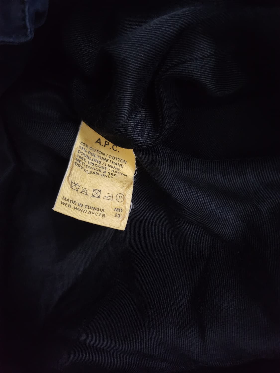 A.P.C. 필드 자켓 다크네이비  상품이미지4