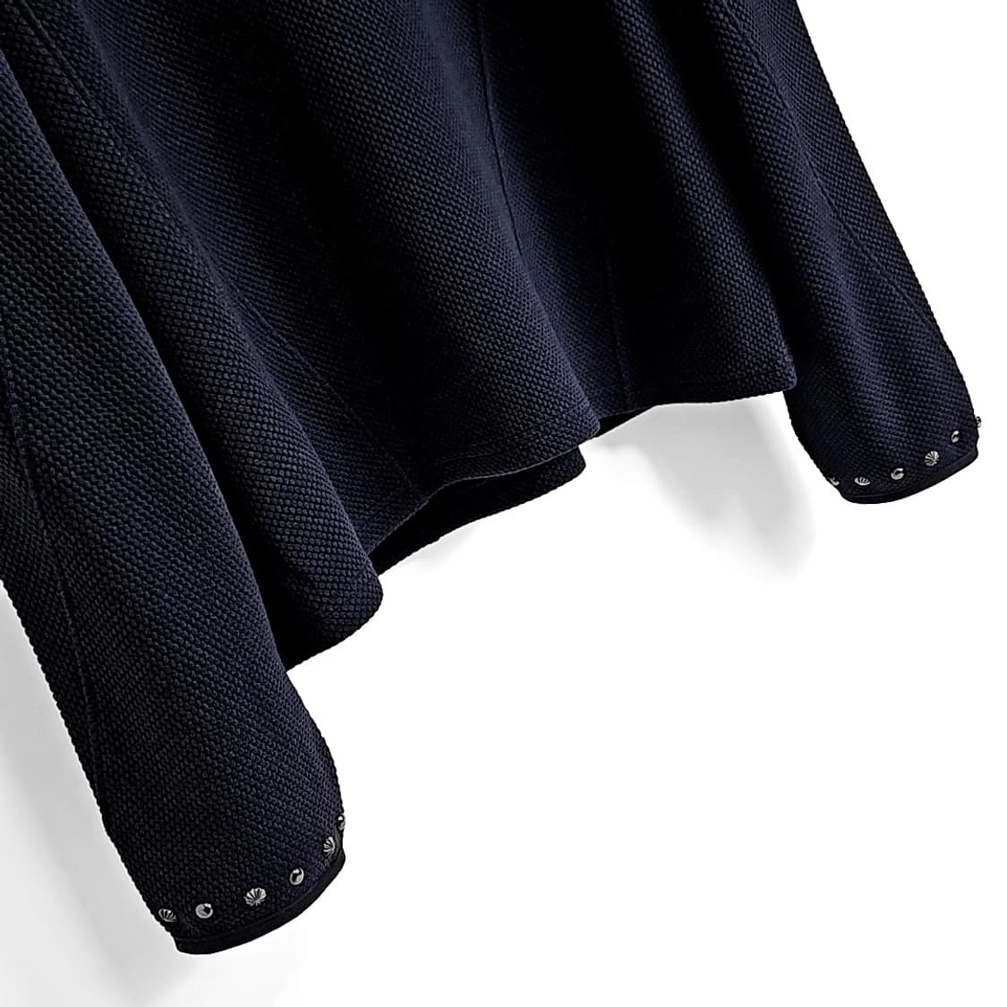 가키하라 웨스턴 핑거홀 와플 롱슬리브 네이비 상품이미지3