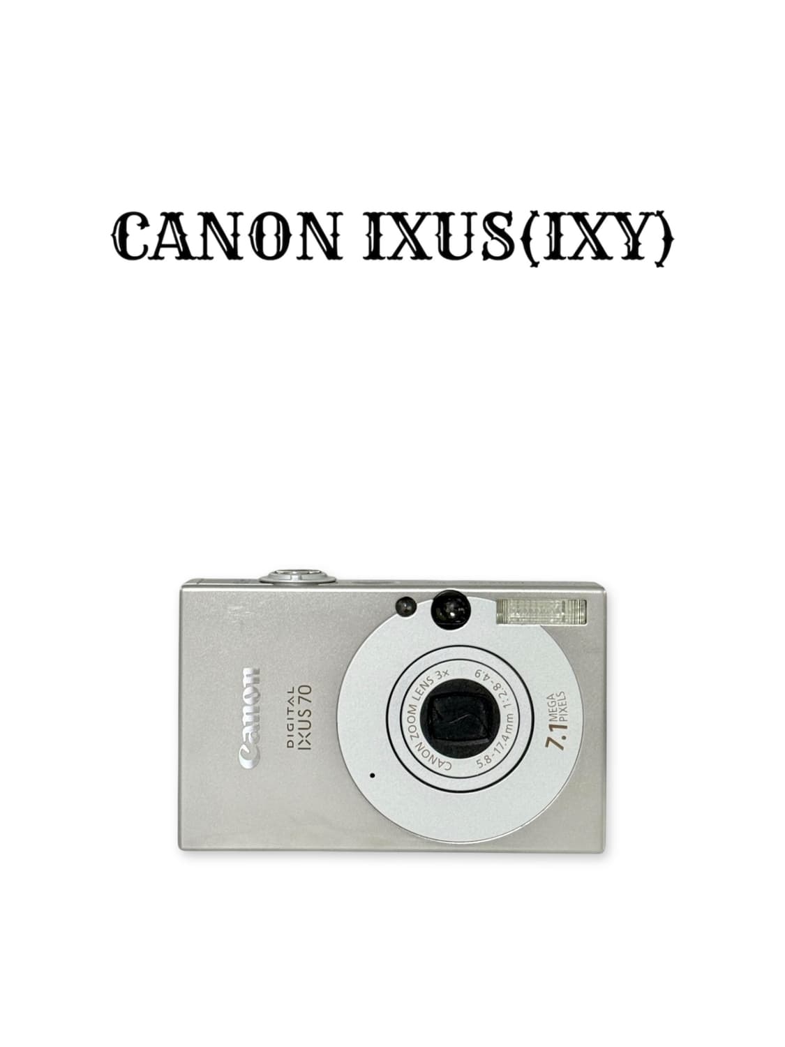 캐논 익서스 70(ixus 70) 디지털 카메라 디카 상품이미지1