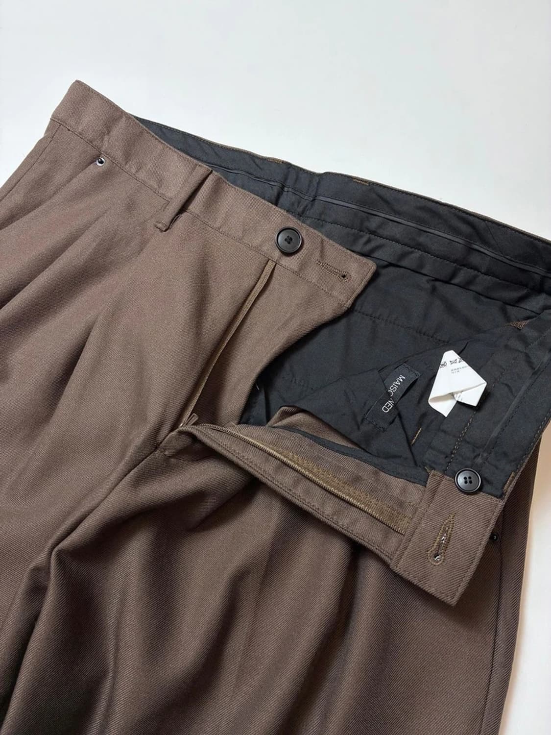 메종미네드 MAISON MINED 투턱 와이드 슬렉스 팬츠 PN9172 상품이미지3