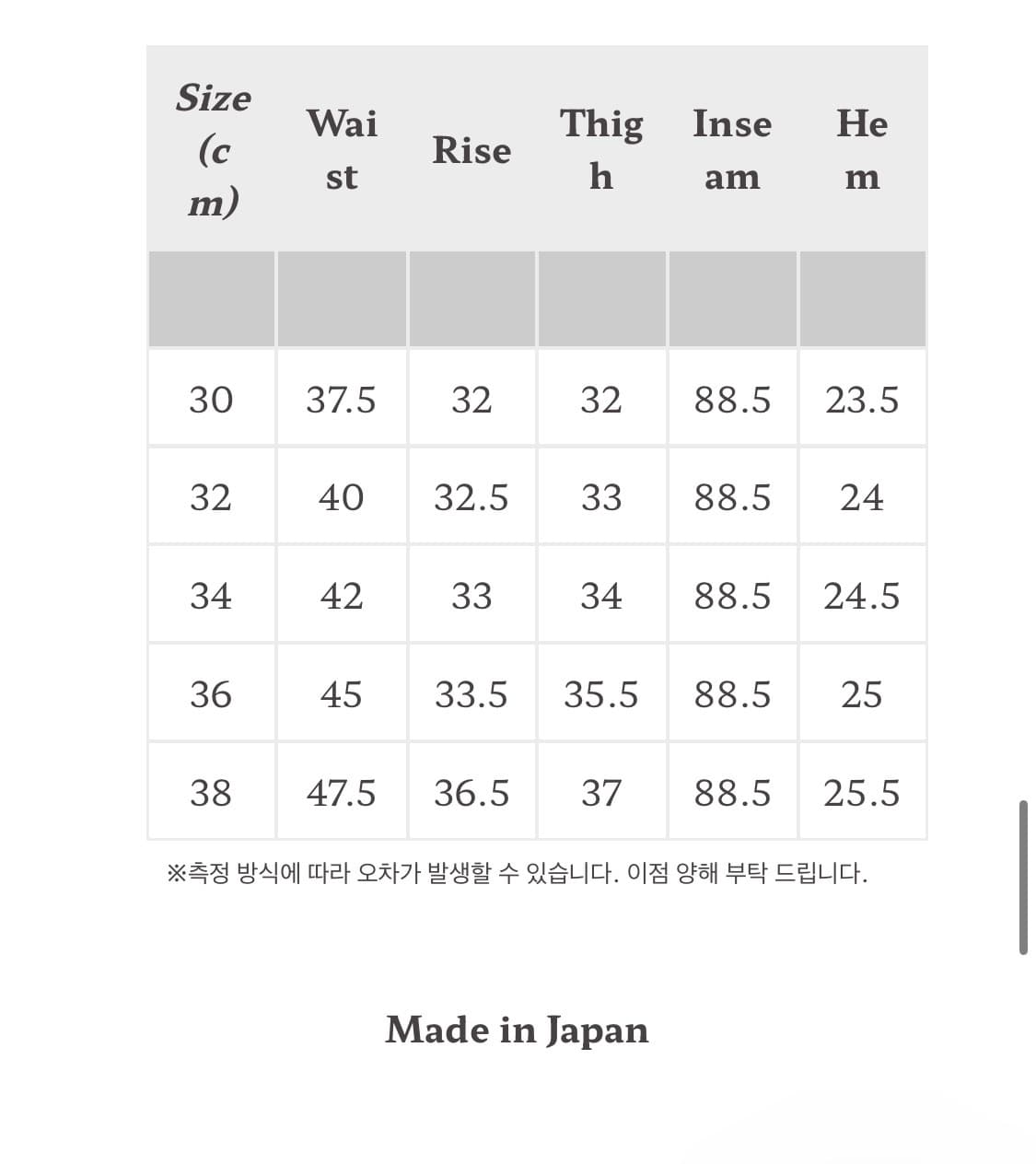 블랙싸인 블랙데님32 사이즈 새상품 저렴히판매 상품이미지5