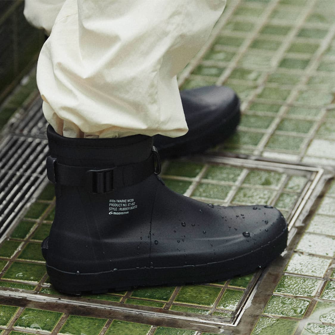 문스타 마르케모디 레인부츠 -차콜 상품이미지3