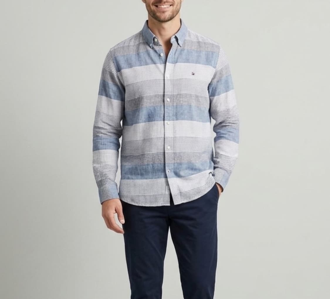 [105]타미힐피거 스트라이프 셔츠 상품이미지1