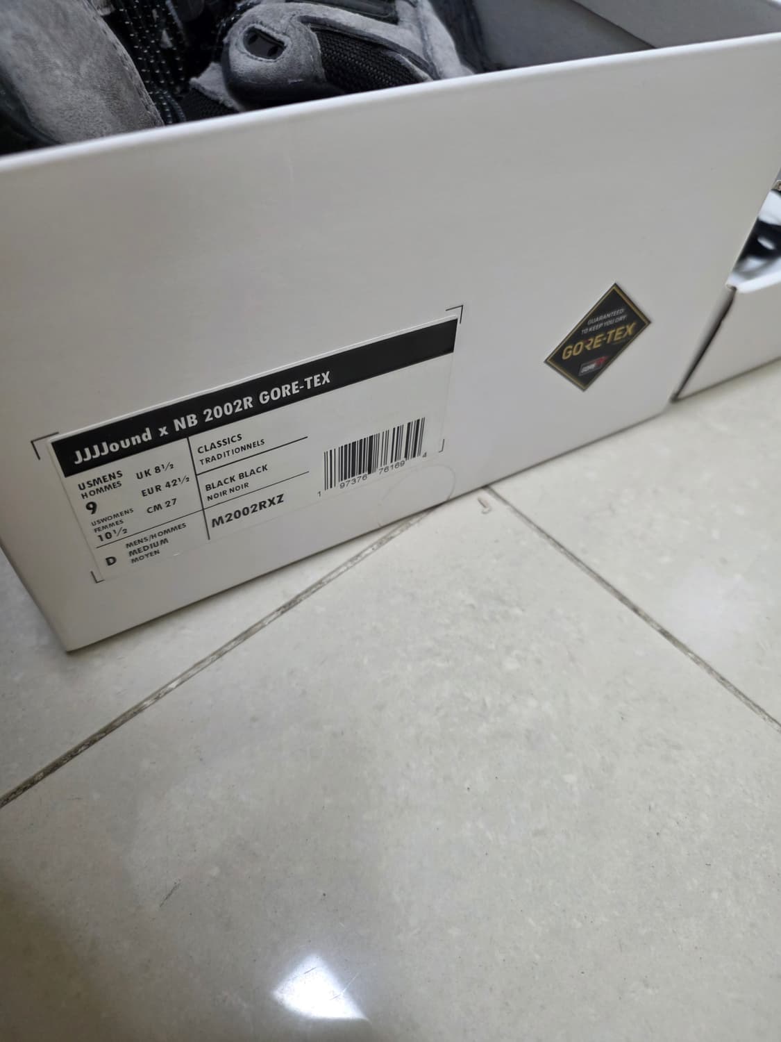 뉴발란스 x JJJ자운드 2002R 고어텍스 차콜 270 상품이미지2