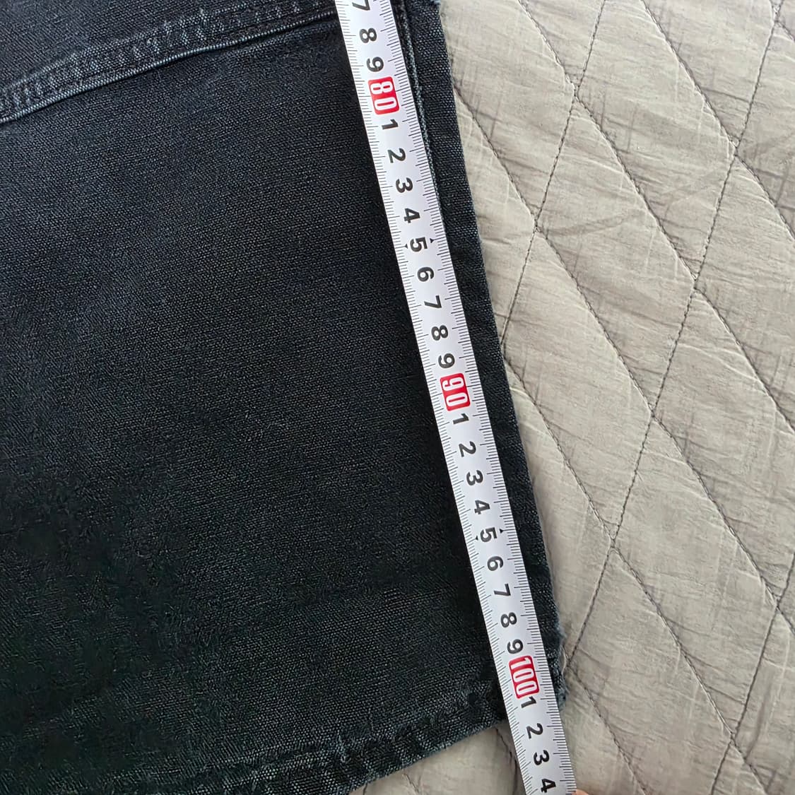 [38X30] 빈티지 칼하트 더블니 B01 BLK 워크팬츠 페이드 BK6 상품이미지9