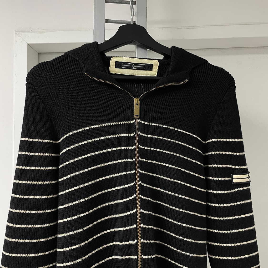 스톤아일랜드 니트 후드 집업 100 상품이미지2