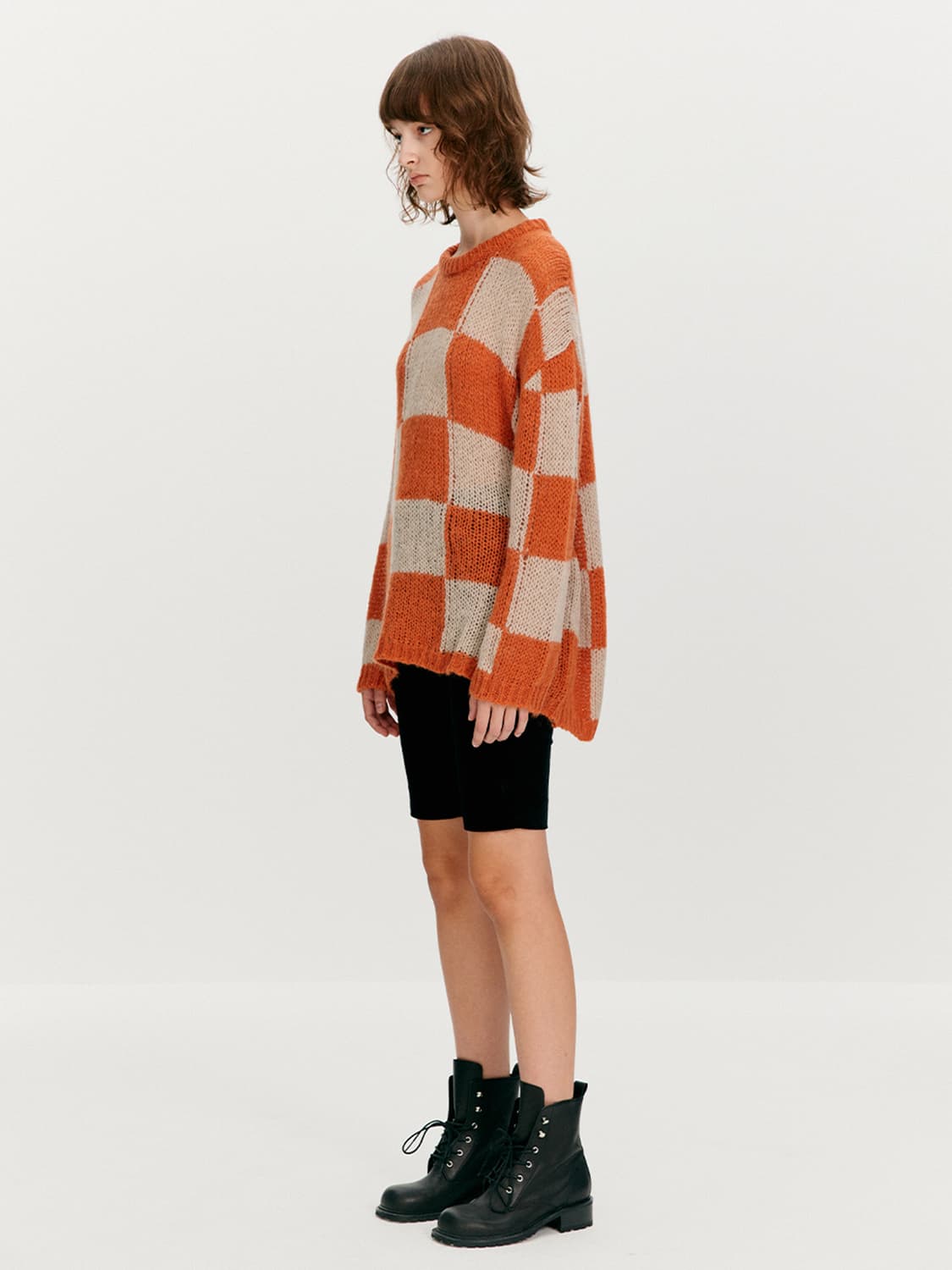 오픈와이와이 더오픈프로덕트 오렌지 니트 상품이미지2