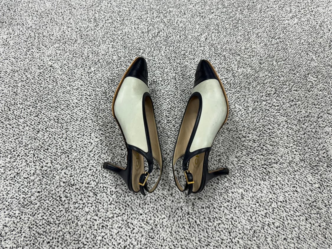 샤넬 빈티지 투톤 슬링백 상품이미지5