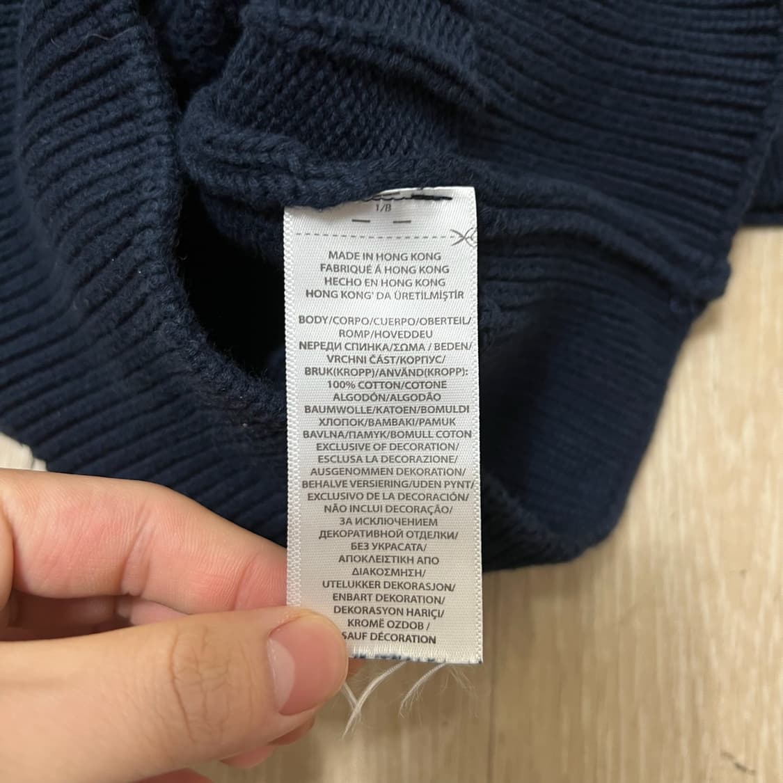 폴로 랄프로렌 여성 슬림핏 꽈배기 반팔니트 S/90  상품이미지6