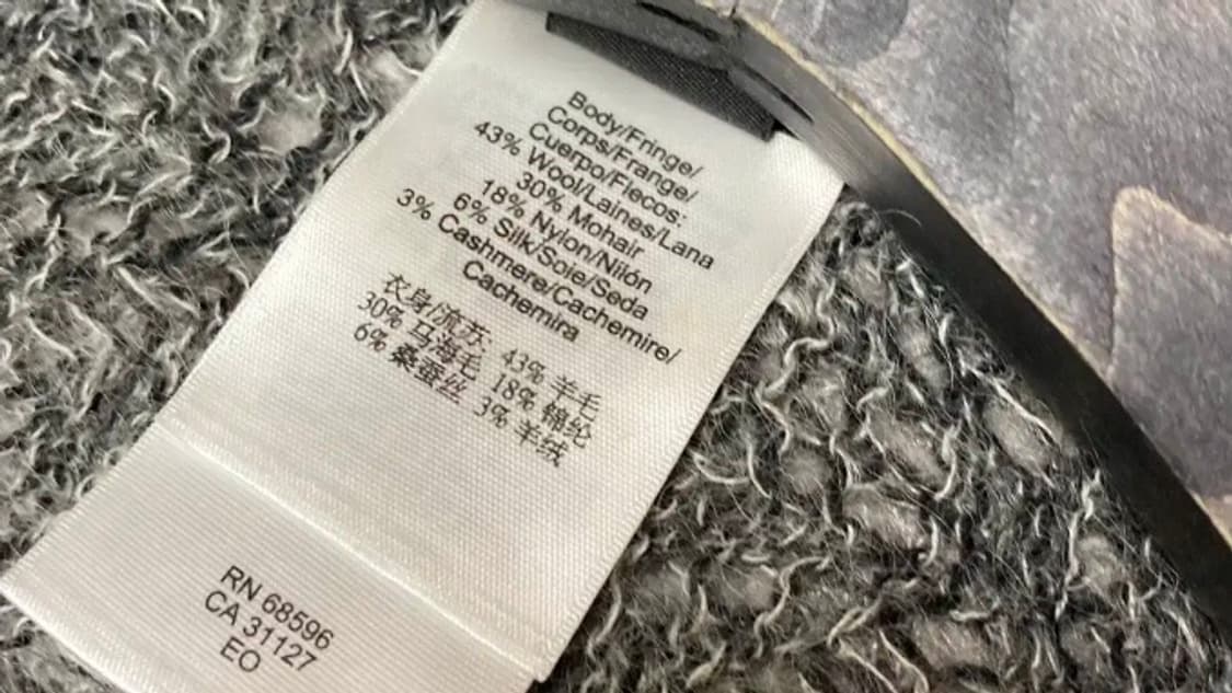 DKNY 캐시미어블렌드 니트 프린지 케이프 상품이미지5