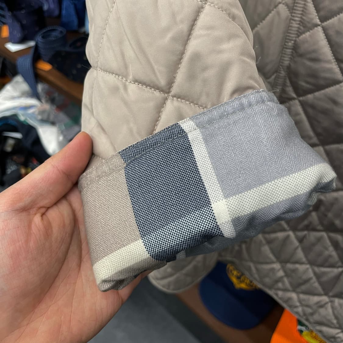 바버 TUMMEL 퀼트 버튼 투웨이 집업 자켓 인터네셔널 상품이미지9