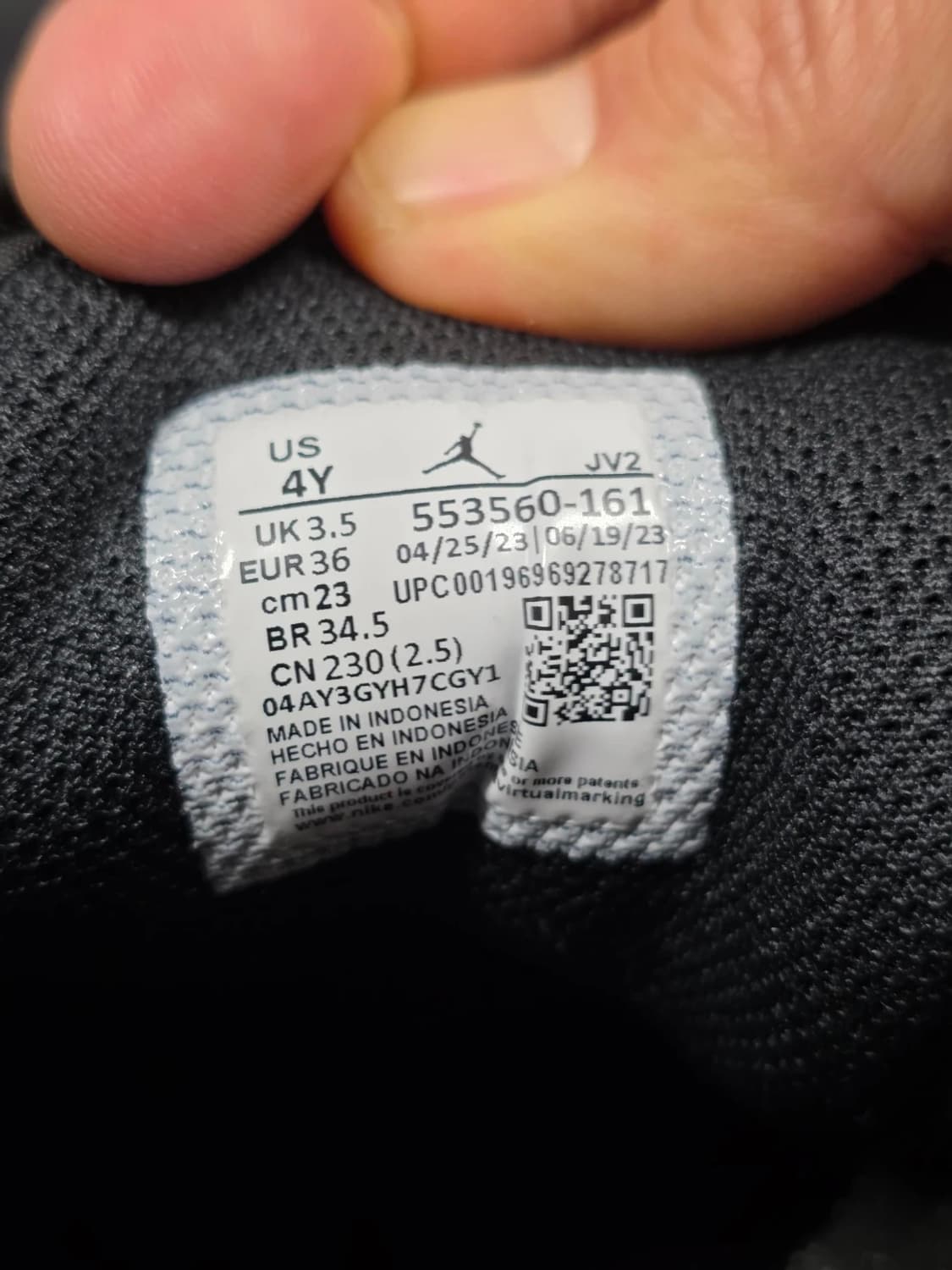 (GS) 나이키 에어 조던1 로우 화이트 바시티 레드 230 상품이미지9