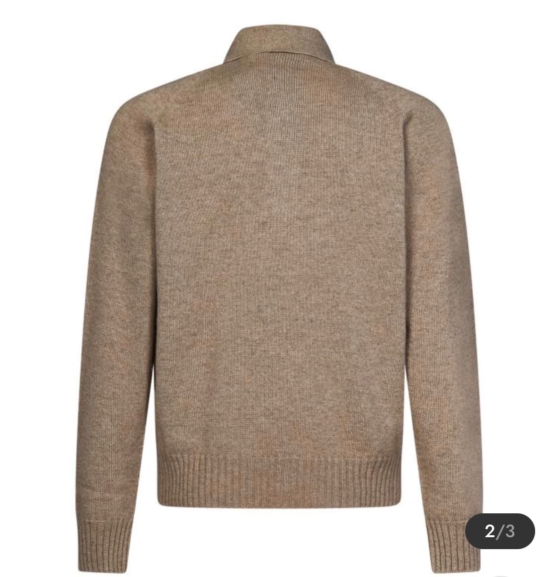 [50] 톰포드 베이지 캐시미어 폴로 니트 상품이미지3