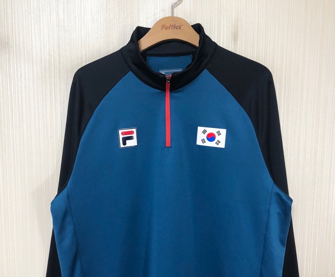 필라국대 국대KOREA 국대 하프집업 트레이닝탑 XL 상품이미지2