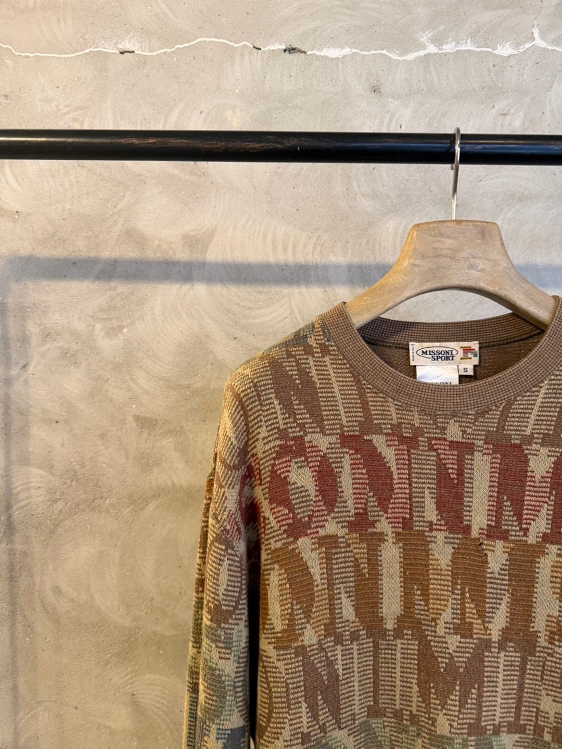 미쏘니 그래픽 니트 105 상품이미지2