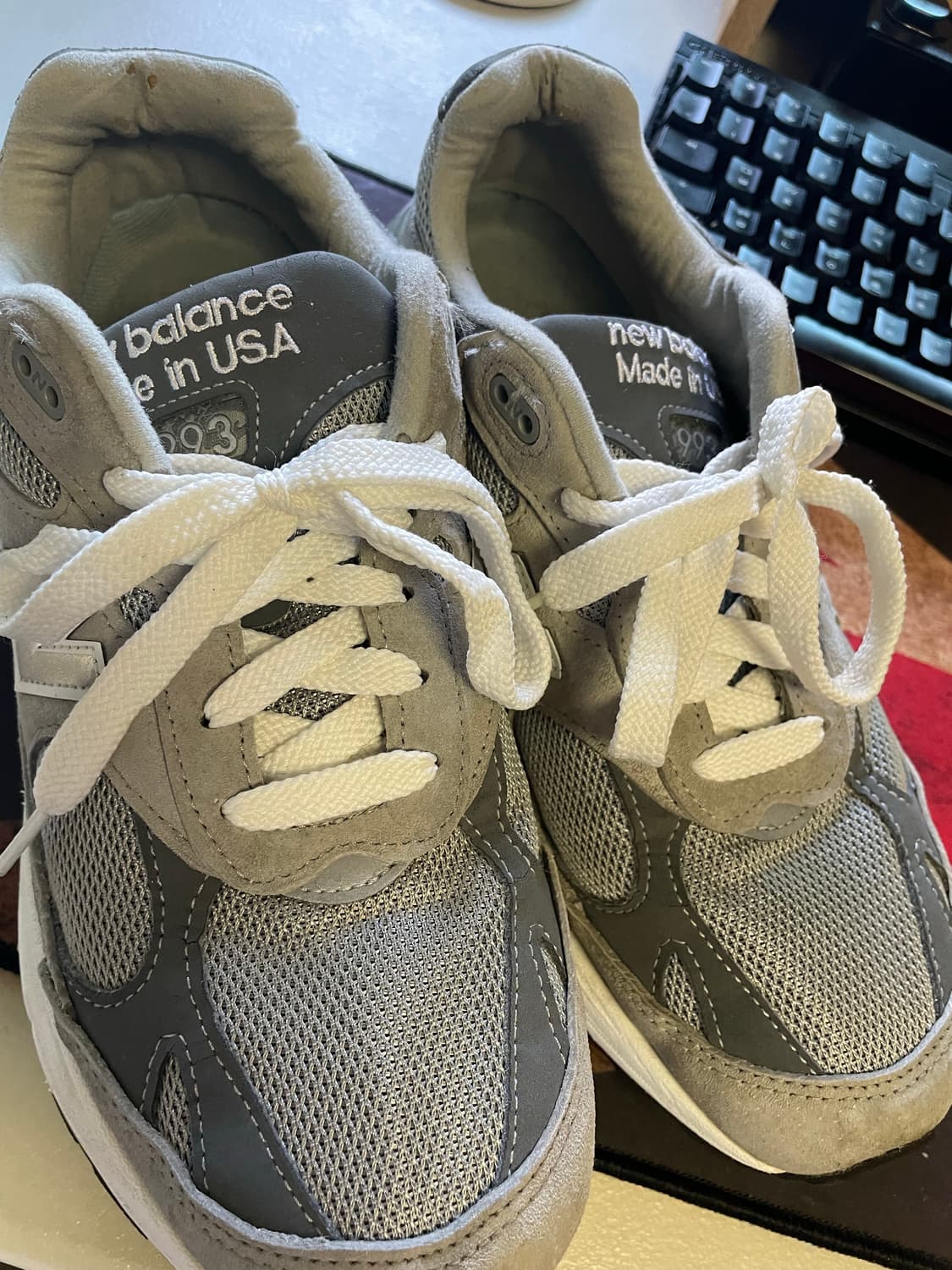 뉴발란스 993 Made in USA 그레이 275 상품이미지1
