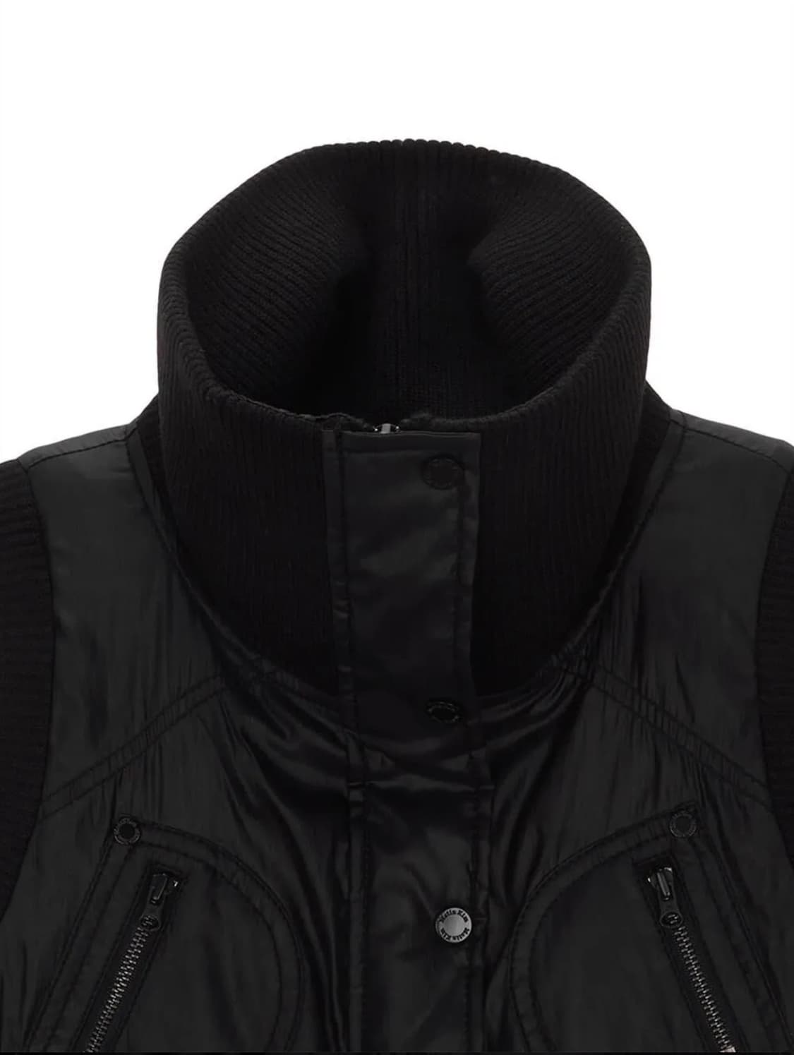 마뗑킴 니트 패딩조끼 니트 포인트 하이넥 조끼 패딩 상품이미지3