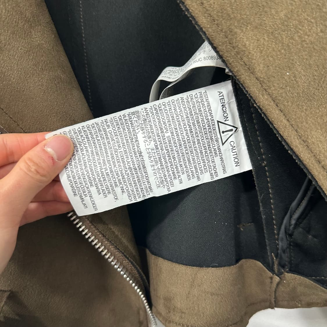 자라 스웨이드 라이더 자켓 상품이미지7