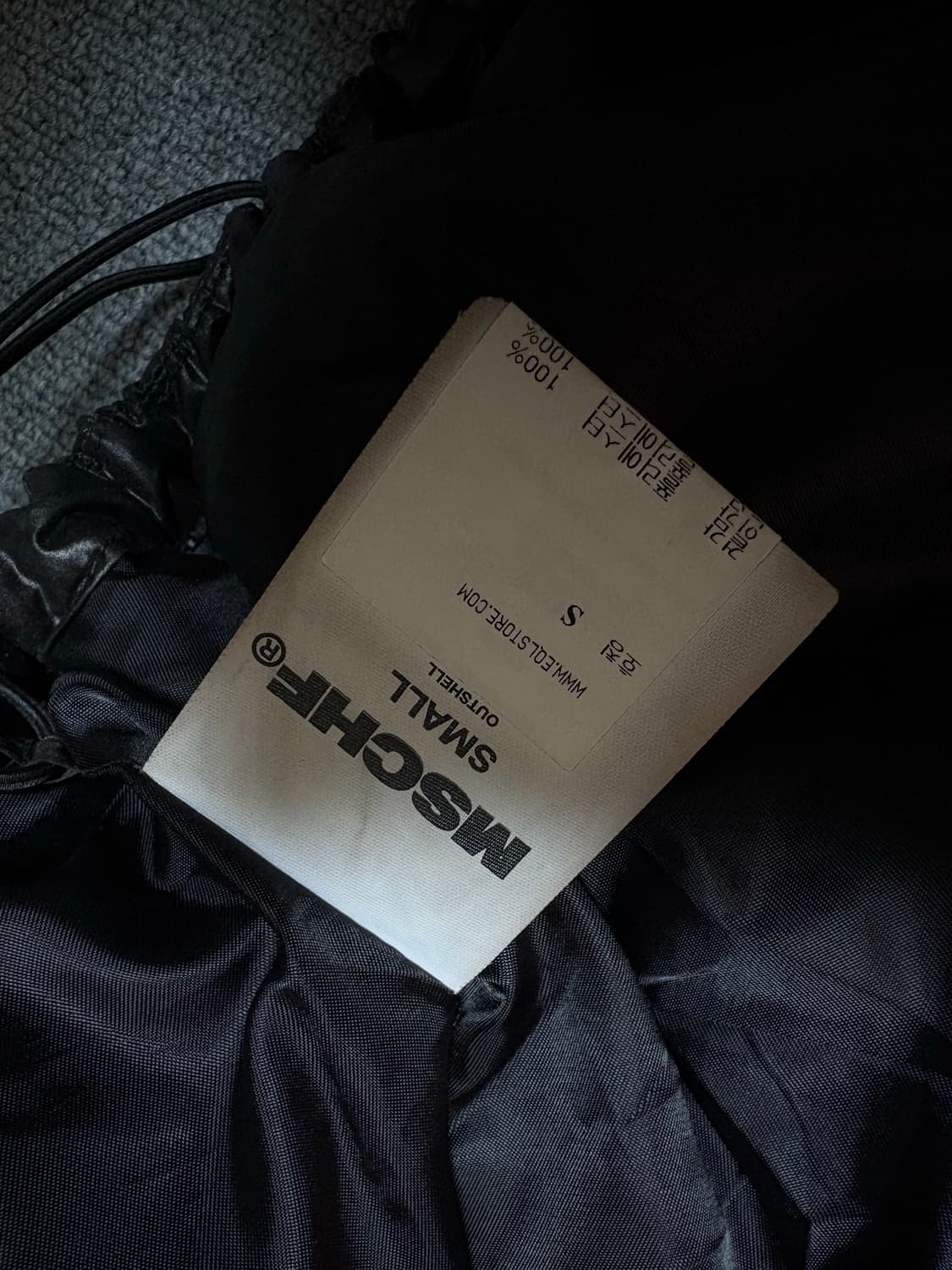 [S] 미스치프 에일리언 다운 자켓 -블랙 상품이미지9