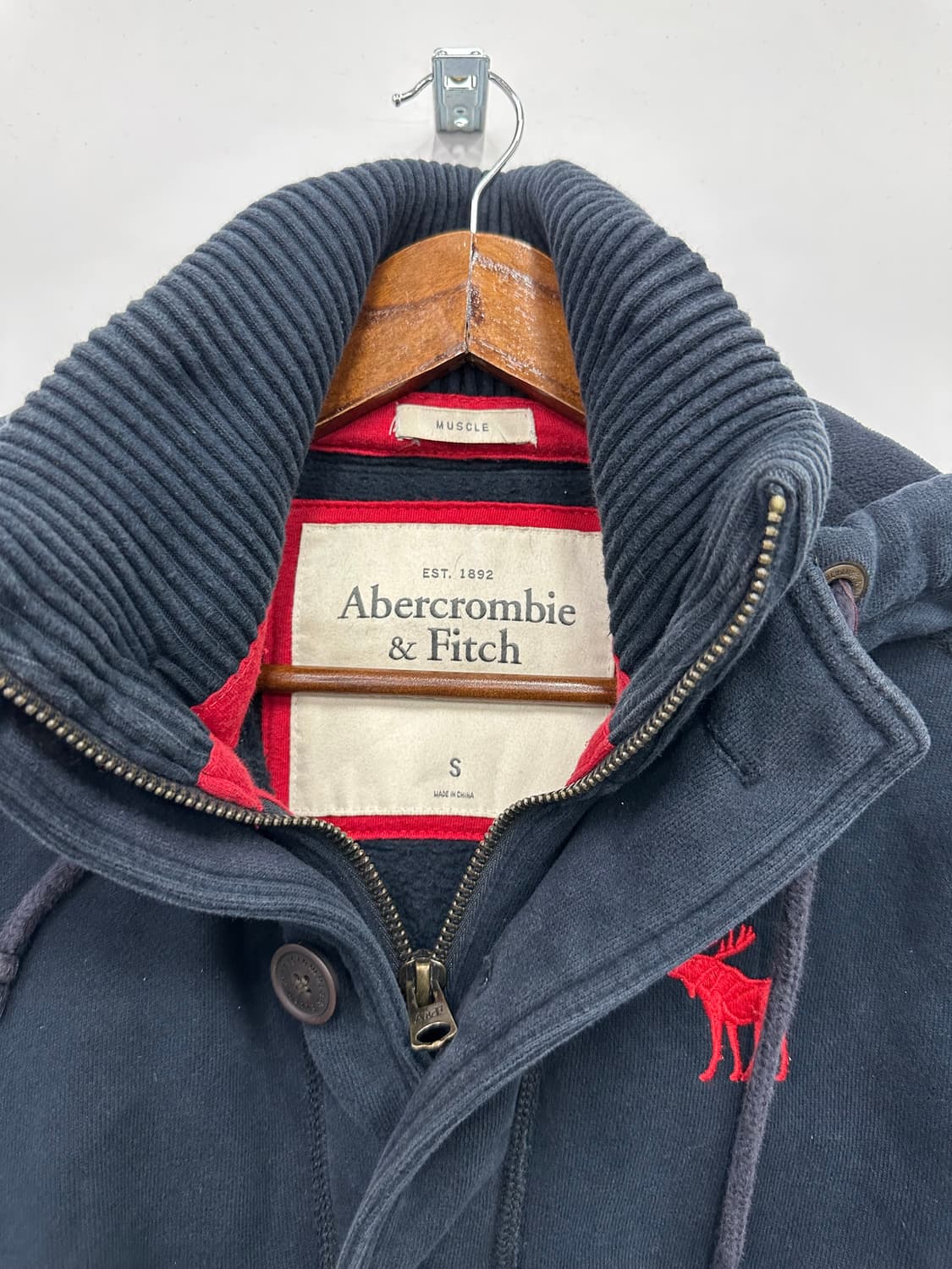 아베크롬비 네이비 후드집업  상품이미지4