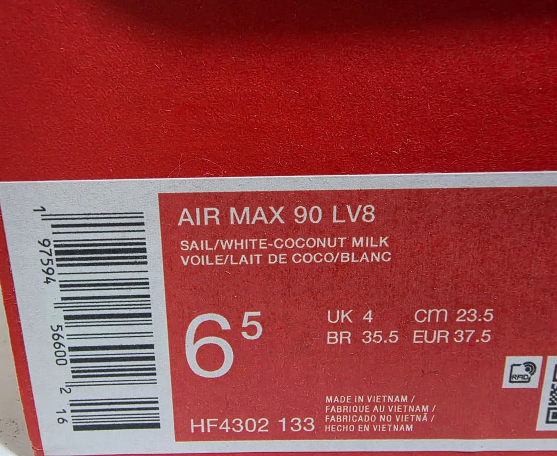 나이키 에어맥스 90 우먼 코코넛 밀크 235 상품이미지3