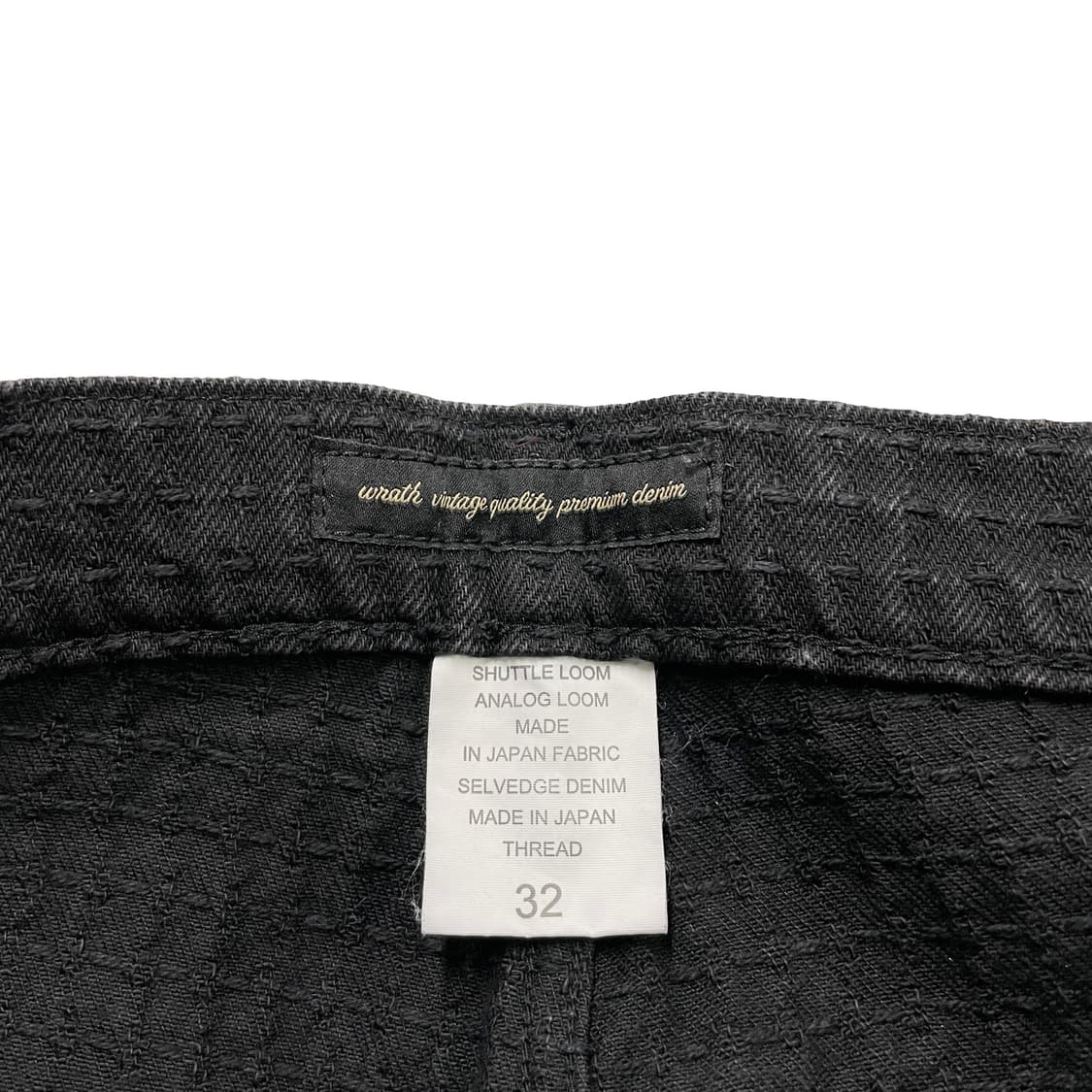 느린양반 X 뤠쓰 블랙사시코 데님 팬츠 워시드 상품이미지5