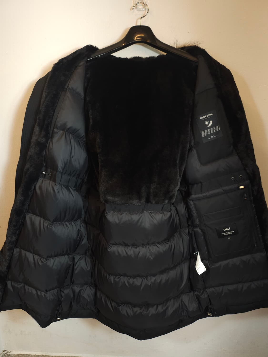 TNGT 사가폭스 프리미엄구스다운 롱패딩 100 L 새제품 상품이미지3