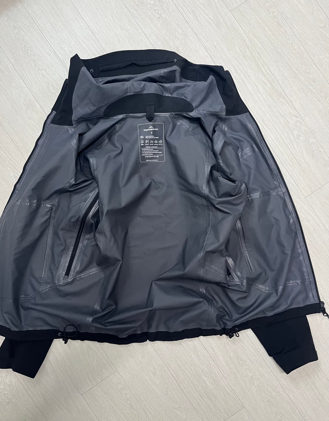 고요웨어 2.5L 쉘자켓 블랙 s 상품이미지7