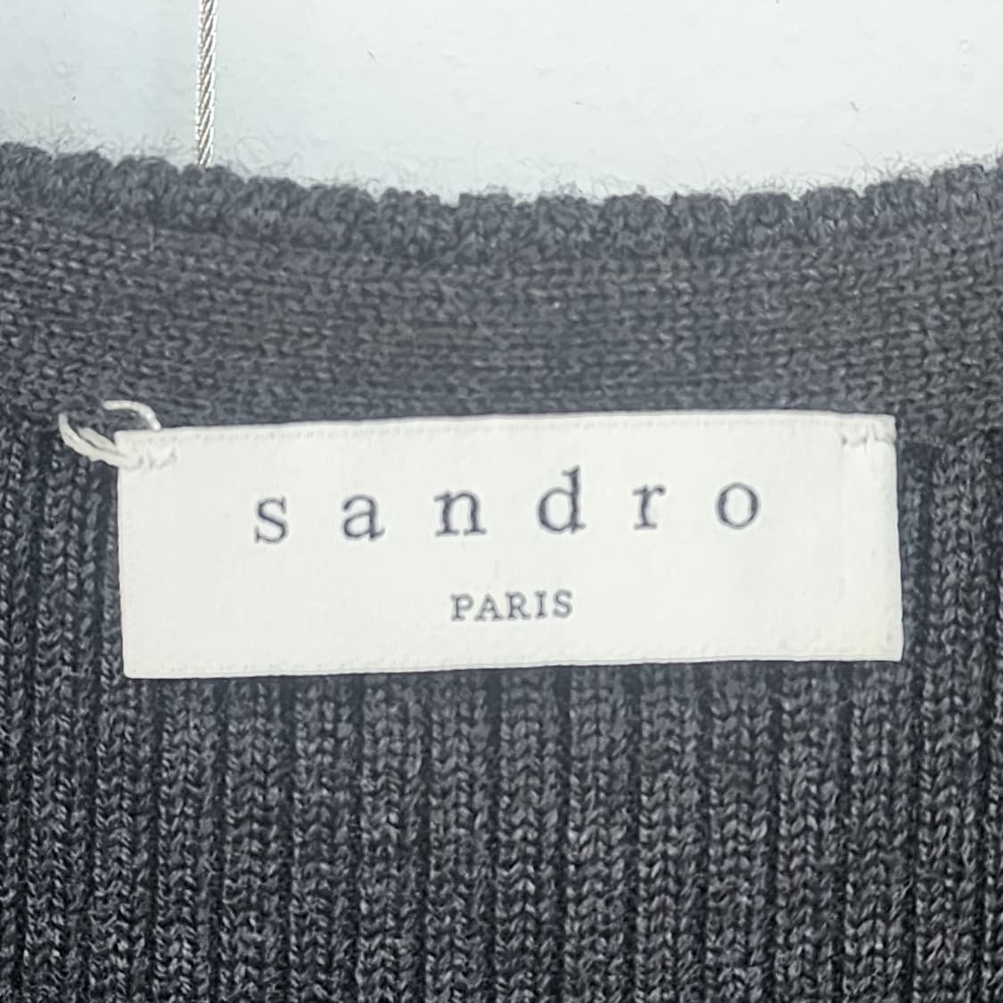 산드로 니트 롱 원피스 블랙 상품이미지3