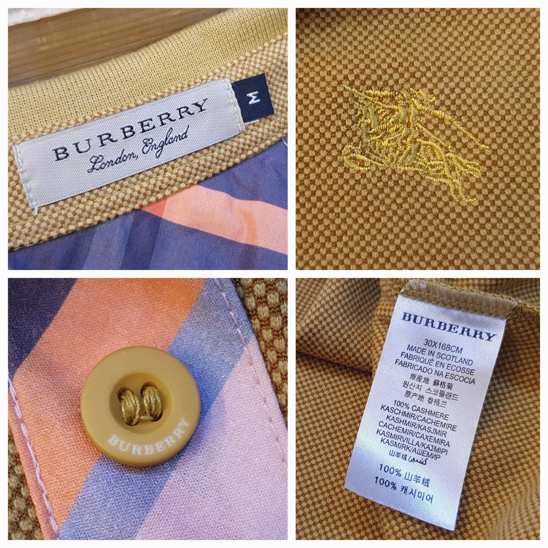 95.버버리 긴팔 카라티 상품이미지6