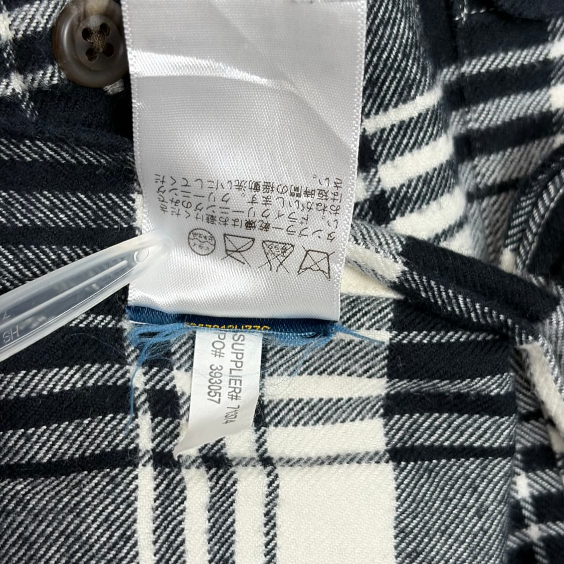 폴로 랄프로렌 가죽 패치 체크 셔츠 상품이미지8
